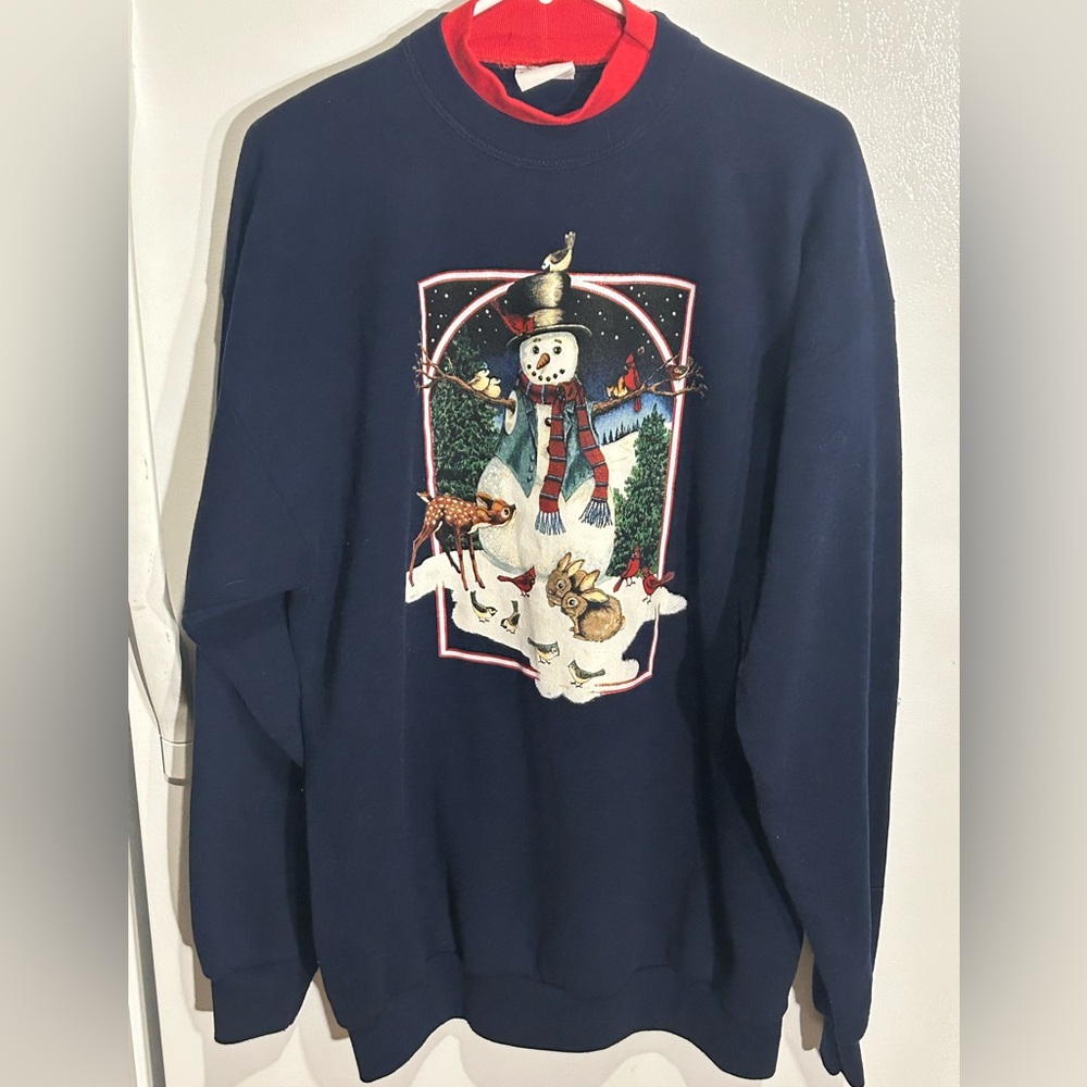 RARE Vintage Halloween Snow Horror Promo Sweatshirts Crewneck. Size L/XL.